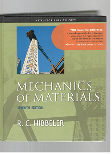 Imagen de archivo de Mechanics of Materials (Instructor's review copy) a la venta por ThriftBooks-Atlanta