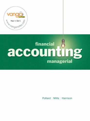 Imagen de archivo de Financial and Managerial Accounting: Chapters 1-14 a la venta por dsmbooks