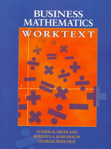 Imagen de archivo de Business Mathematics Worktext a la venta por Wonder Book