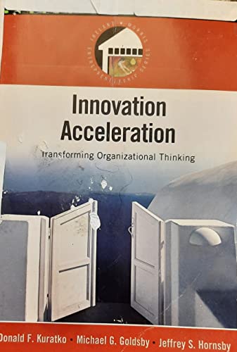 Stock image for Innovation Acceleration: Transforming Organizational Thinking (Prentice Hall Entrepreneurship Series) for sale by HPB-Red