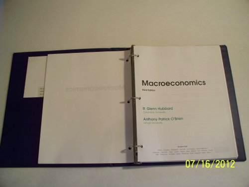 Beispielbild fr Macroeconomics, Student Value Edition zum Verkauf von BookHolders