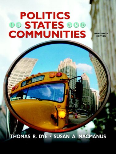 Stock image for Politics in States and Communities for sale by Better World Books: West