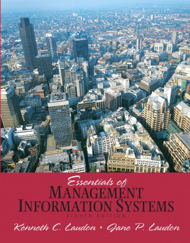 Stock image for Essentials of Management Information Systems (8th Edition) for sale by Wonder Book