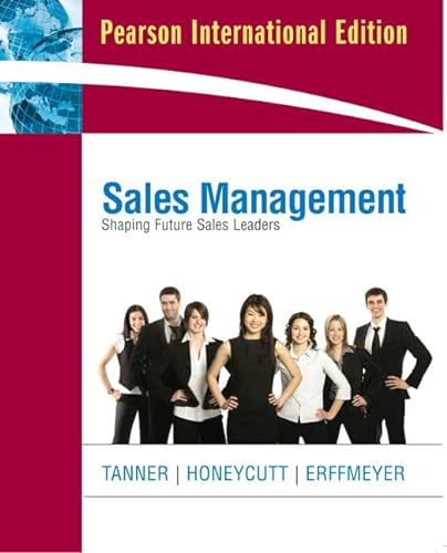 9780136026112: Sales Management: International Edition