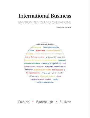 Beispielbild fr International Business : Environments and Operations zum Verkauf von Better World Books