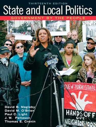 9780136029960: State and Local Politics: Government by the People