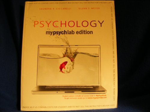 Stock image for Psychology- Mypsychlab Edition, Instructor's Free Copy for sale by a2zbooks