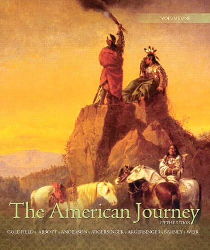 Beispielbild fr The American Journey Vol. 1 : A History of the United States, Volume 1 zum Verkauf von Better World Books