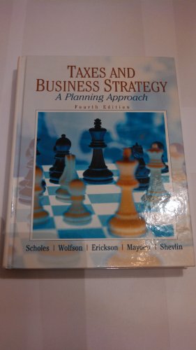 Stock image for Taxes Business Strategy (4th Edition) for sale by Sugarhouse Book Works, LLC