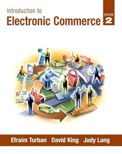 Beispielbild fr Introduction to Electronic Commerce zum Verkauf von Better World Books