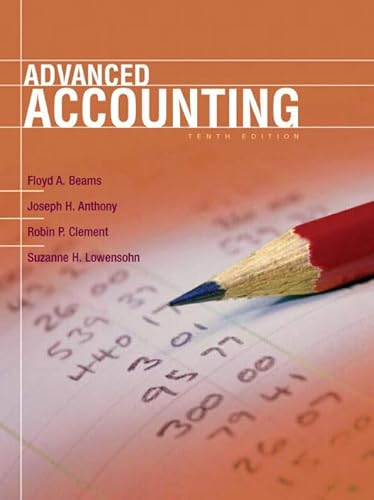 Beispielbild fr Advanced Accounting zum Verkauf von Wonder Book