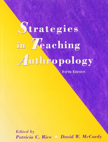 Stock image for Strategies in Teaching Anthropology for sale by HPB-Red