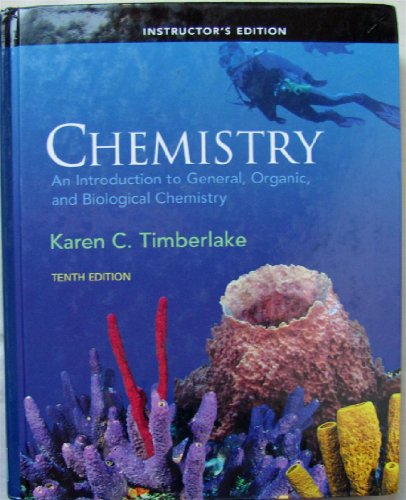 Stock image for Instructor's Edition Chemistry : An Introduction to General, Organic, and Biological Chemistry (10th Edition) for sale by HPB-Red
