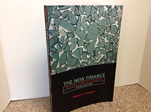 The New Finance: Overreaction, Complexity, and Their Consequences (9780136036043) by Haugen, Robert A.