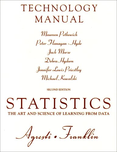 Stock image for Technology Manual for Statistics: The Art and Science of Learning from Data for sale by ThriftBooks-Atlanta