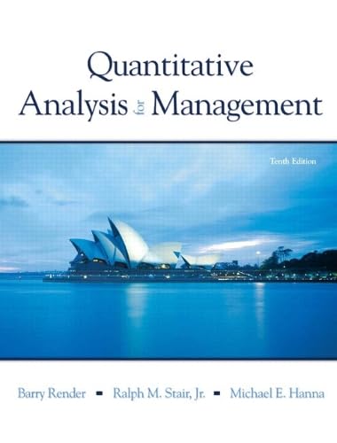 Beispielbild fr Quantitative Analysis for Management zum Verkauf von Better World Books