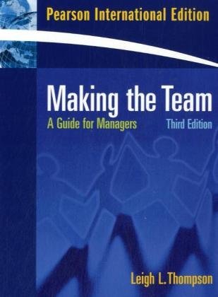 9780136037767: Making the Team: International Edition