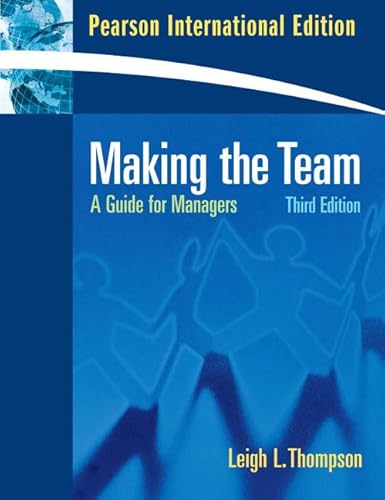 Stock image for Making the Team: International Edition for sale by WorldofBooks