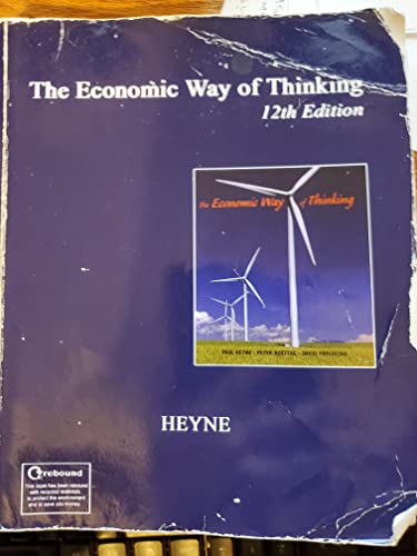 Beispielbild fr The Economic Way of Thinking zum Verkauf von ThriftBooks-Atlanta