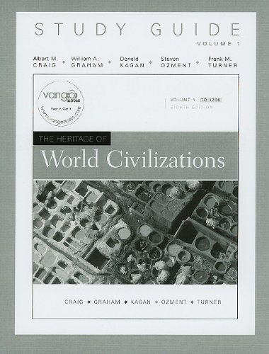 Stock image for History Notes with Map Workbook for The Heritage of World Civilizations Volume 1 for sale by POQUETTE'S BOOKS