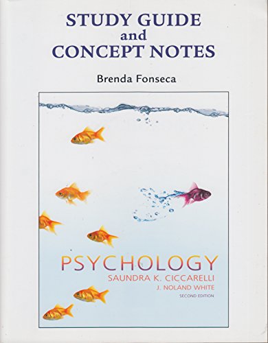 Beispielbild fr Study Guide with Concept Notes for Psychology zum Verkauf von Wonder Book