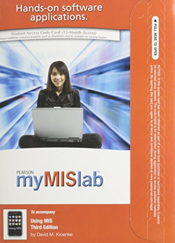 9780136041481: Using Mis: Mymislab + Pearson Etext 12-Month Student Access Code Card