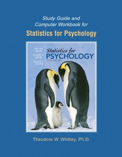 9780136043256: Study Guide and Computer Workbook for Statistics for Psychology