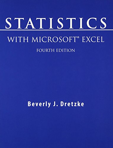9780136043874: Statistics with Microsoft Excel (4th Edition)