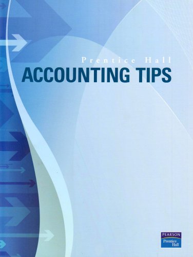 Beispielbild fr Accounting Tips zum Verkauf von Better World Books