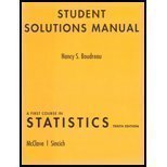 9780136045199: A Student Solutions Manual for First Course in Statistics