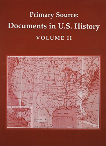 9780136051992: Primary Source: Documents in U.S. History: v. 2