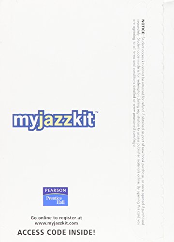 Beispielbild fr MyJazzKit Student Access Code Card zum Verkauf von BookHolders