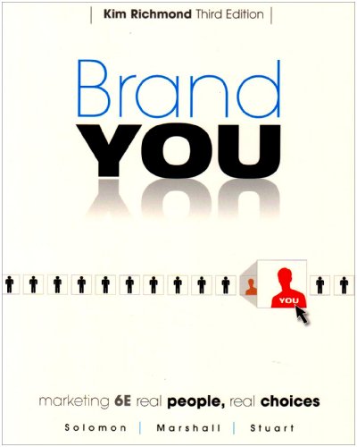 Imagen de archivo de Brand You for Marketing: Real People, Real Choices a la venta por ThriftBooks-Dallas