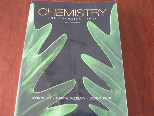 Beispielbild fr Chemistry for Changing Times (12th Edition) zum Verkauf von BooksRun