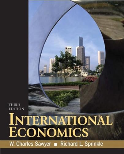 Beispielbild fr International Economics: United States Edition zum Verkauf von medimops