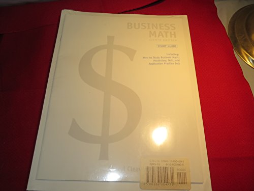 Imagen de archivo de Business Math a la venta por Irish Booksellers