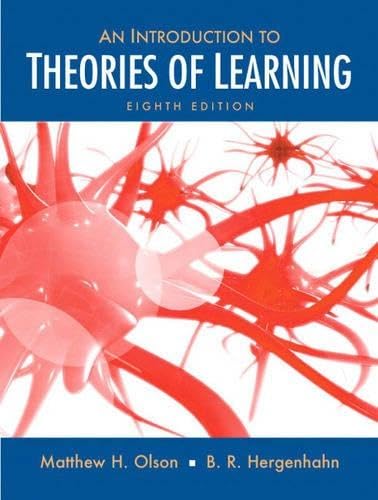 9780136057727: Introduction to the Theories of Learning (8th Edition)