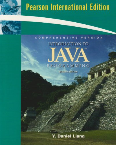 Stock image for Introduction to Java Programming, Comprehensive Version: International Edition for sale by WorldofBooks