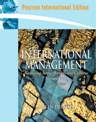 Imagen de archivo de International Management: Managing Across Borders and Cultures: International Edition a la venta por WorldofBooks
