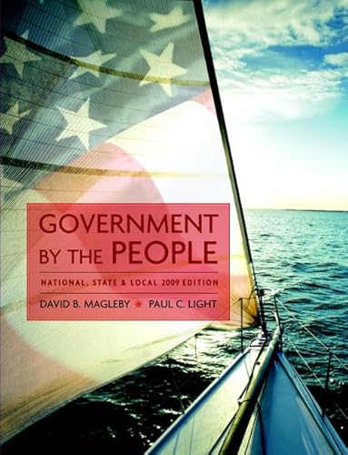 Imagen de archivo de Government by the People: 2009 National, State, and Local Edition a la venta por Irish Booksellers