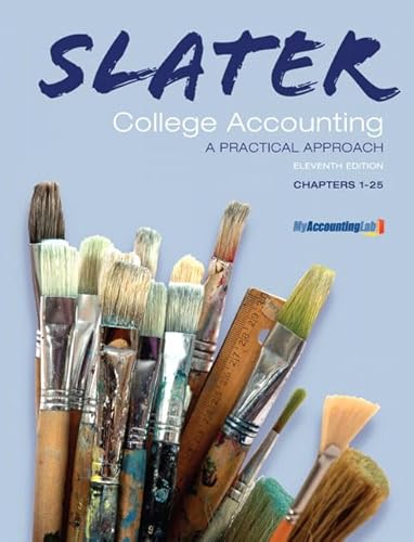 College Accounting: A Practical Approach, Chapters 1-25 (9780136063803) by Slater, Jeffrey