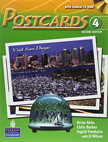 Imagen de archivo de Postcards 4 with CD-ROM and Audio (2nd Edition) a la venta por Iridium_Books