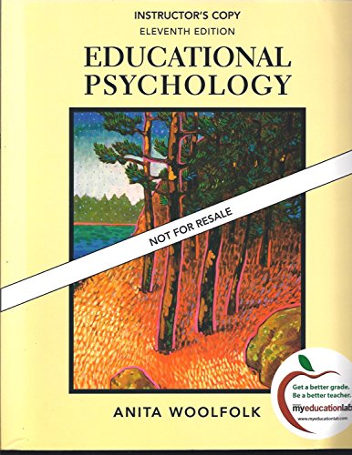 Beispielbild fr Educational Psychology zum Verkauf von Better World Books