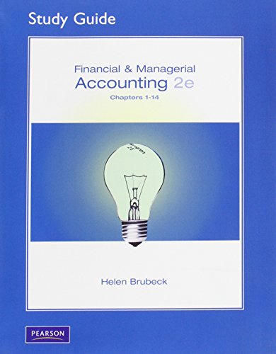 Stock image for Financial & Managerial Accounting: Chapters 1 - 14 (Chapters 1-13) for sale by HPB-Red