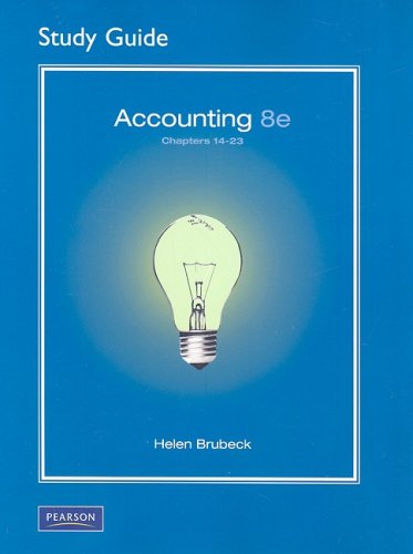 9780136064824: Accounting: Chapters 14-23