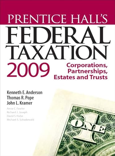 Stock image for Prentice Hall's Federal Taxation 2009: Corporations, Partnerships, Estates, and Trusts for sale by HPB-Red