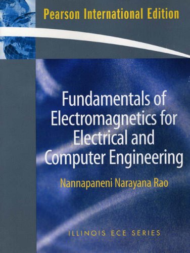 9780136069607: Fundamentals of Electromagnetics for Electrical and Computer Engineering: International Edition