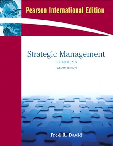 9780136069676: Strategic Management: Concepts