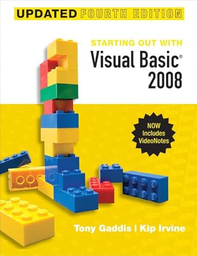 Beispielbild fr Starting Out With Visual Basic 2008 Update zum Verkauf von ThriftBooks-Atlanta