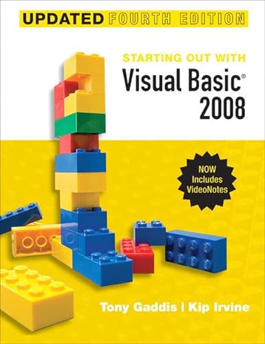 Stock image for Starting Out With Visual Basic 2008 Update for sale by Discover Books